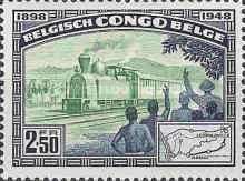Railroad Map and Train