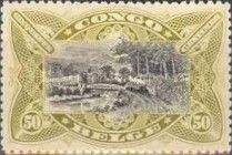 M'pozo Railway Bridge Monolingual "CONGO BELGE"