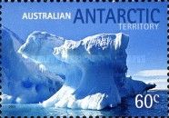 Flat-topped Iceberg with Overhang at Left