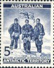 Shackleton Expedition at South Magnetic Pole, 1909
