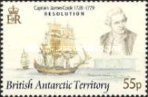 James Cook and ship Resolution