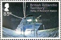 Halley VI Research Station at Night