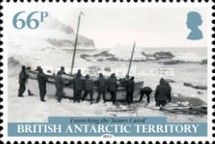 Launching the 'James Caird'