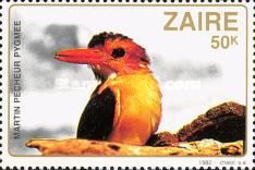 African Pygmy Kingfisher (Ispidina picta)