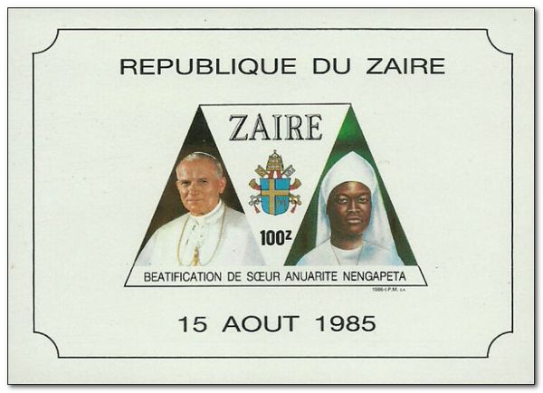 Pope John-Paul II and Sister Anuarite