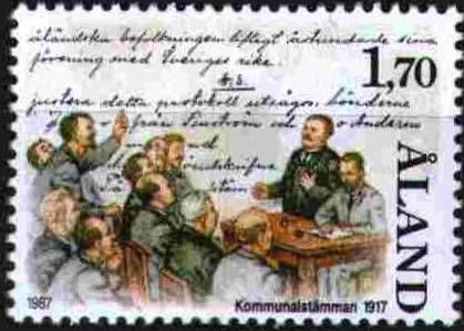Municipal meeting in 1917