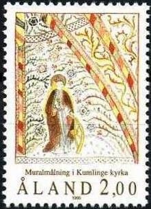 Kumlinge church fresco