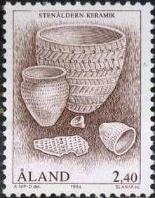 Stone age pottery
