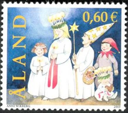 Sancta Lucia - a swedish tradition to commemorate the Saint.