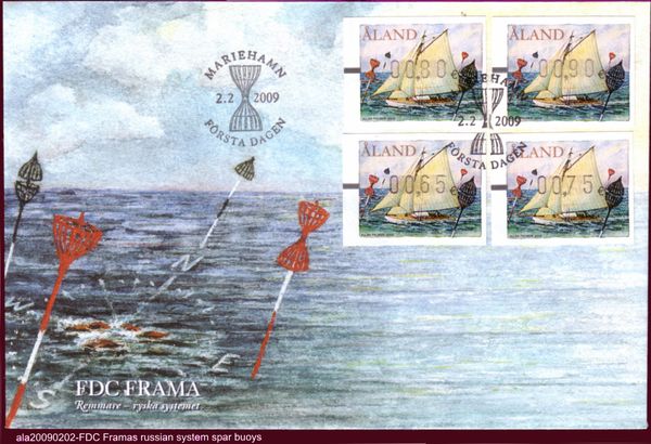 Sailboat and Buoys