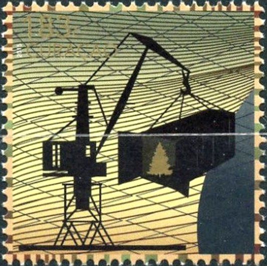 Crane loading container
