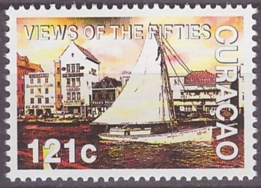 Sailing boat in Willemstad