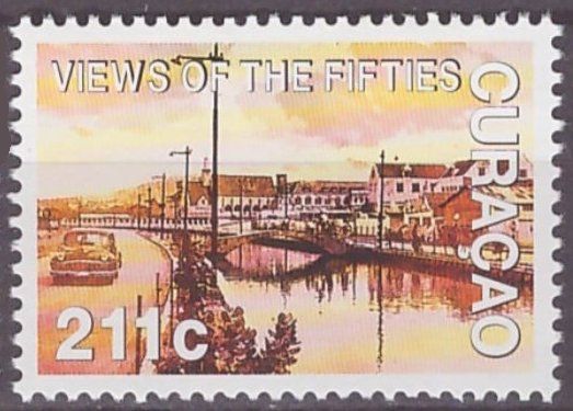 Canal with bridge