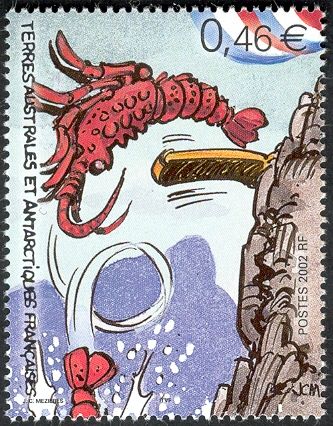 Acrobatic diving lobsters (islands of St. Paul - Amst)