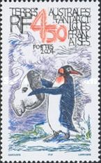 Penguin Holding a Mask of Elephant Seal (Garouste)