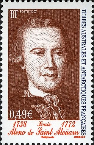 Aleno Saint Aloüarn (1738-1772), naval officer