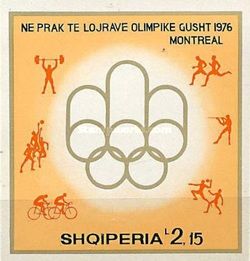 Montreal Olympic Games Emblem and Sports