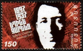 Birth Centenary of Yeghishe Charents (1897-1937), Poet