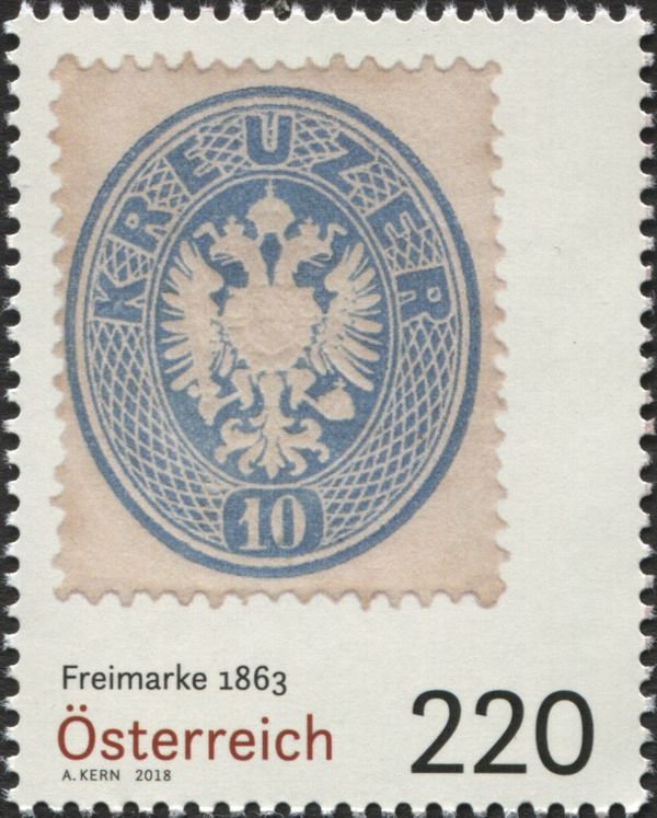 Definitives Austria 1863