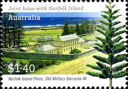 Norfolk Island Pines, Old Military Barracks, Norfolk Island