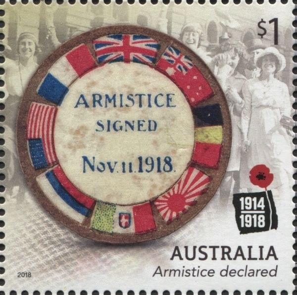 Armistice Signed, Nov-11-1918