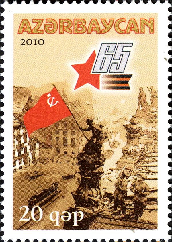Hoisting Soviet Flag Over Reichstag