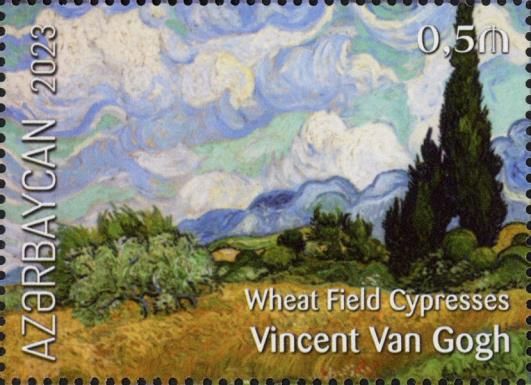 Wheat Field Cypresses, Vincent van Gogh