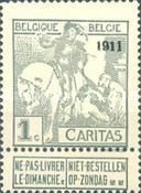 Saint Martin dividing his Cloak - Overprinted '1911'
