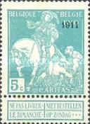 Saint Martin dividing his Cloak - Overprinted '1911'
