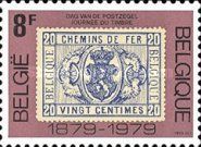 Stamp (Mi: BE E2) on Stamp