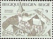 Aerial View Saint-Saturnin Church Waimes (Weismes)