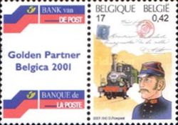 Postman 19th Century + Label Post Bank