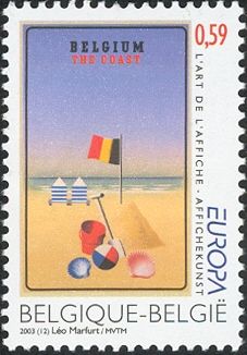 C.E.P.T. 2003: Posterart - Belgium, the Coast