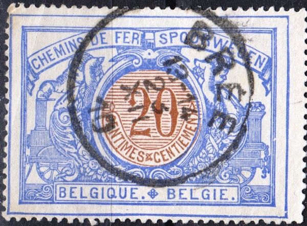 Railway Stamp: Middle in a Different Color