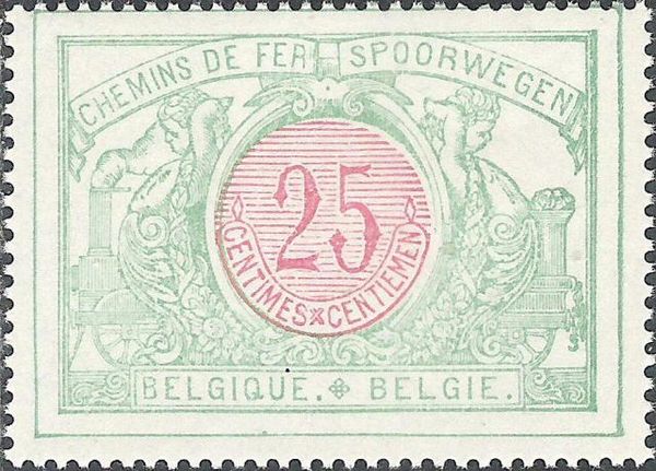 Railway Stamp: Middle in a Different Color