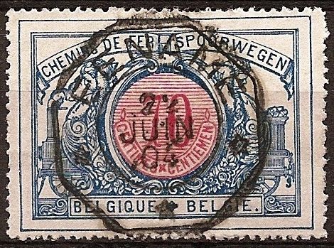Railway Stamp: Middle in a Different Color