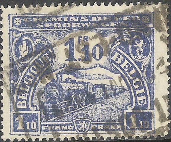 Railway Stamp: Issue of Mechelen. Locomotive