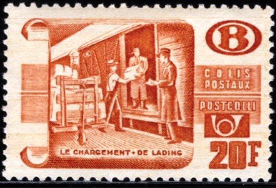 Railway Stamp: Shipping of the Parcel