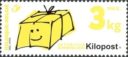 Parcel Post Stamp: Kilopost perforated