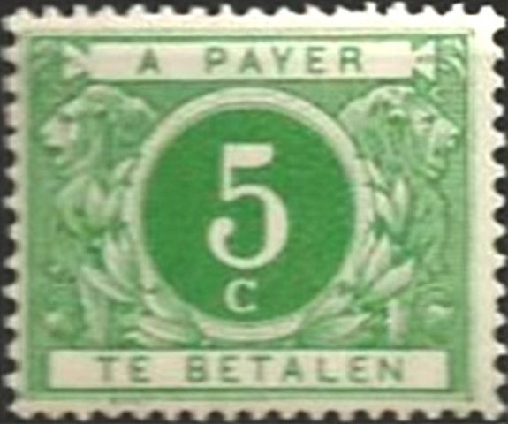 Numeral in Coloured Circle
