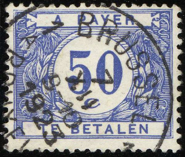 Bold Numeral in White Circle