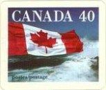 The Canadian Flag over Sea