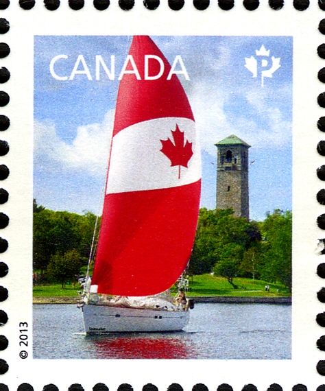 Flag design on spinnaker