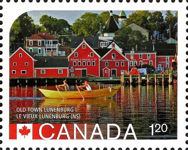the old town of Lunenburg, Nova Scotia