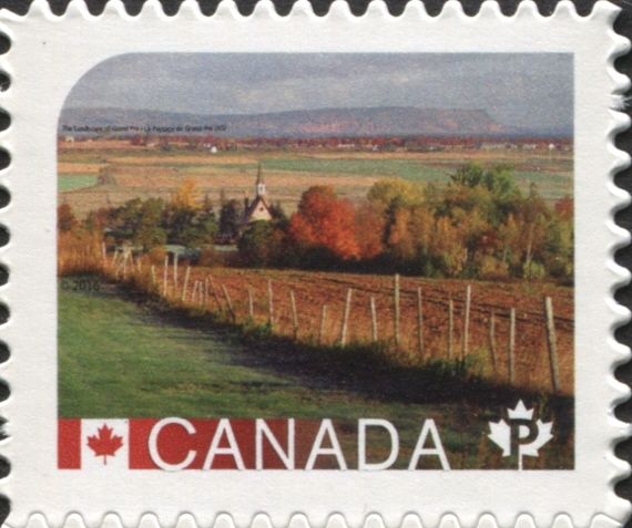 Landscape of Grand Pré, Nova Scotia