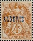 Type Blanc overprinted and surcharged