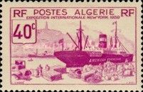American Export Liner Unloading Cargo