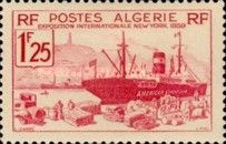 American Export Liner Unloading Cargo
