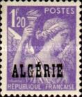 Type Iris overprinted