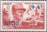 General Leclerc overprinted and surcharged
